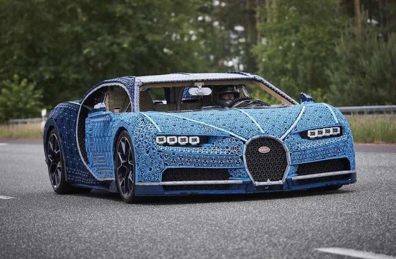 是真的能開上路 樂高Lego打造1:1《Bugatti Chiron》模型車 是真的能開上路 樂高Lego打造1:1《Bugatti Chiron》模型車