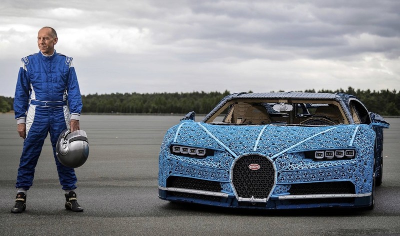 是真的能開上路 樂高Lego打造1:1《Bugatti Chiron》模型車 是真的能開上路 樂高Lego打造1:1《Bugatti Chiron》模型車