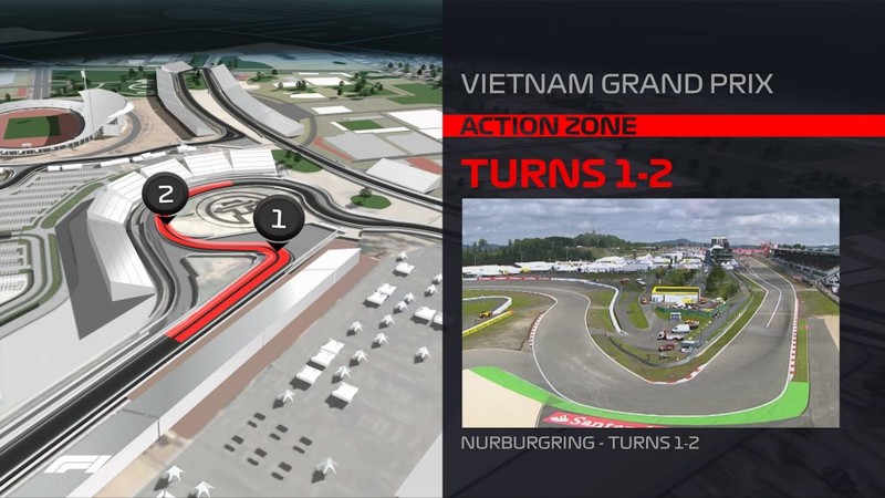 《F1》公布2020年越南GP賽道布局 《F1》公布2020年越南GP賽道布局