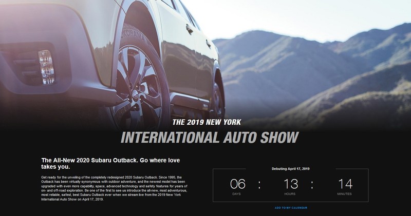 新世代《Subaru Outback》確認紐約登場 國內有望2019年底前正式導入 新世代《Subaru Outback》確認紐約登場 國內有望2019年底前正式導入
