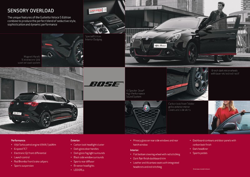 《Alfa Romeo Giulietta Veloce S Edition》澳洲限量特仕加料登場 《Alfa Romeo Giulietta Veloce S Edition》澳洲限量特仕加料登場