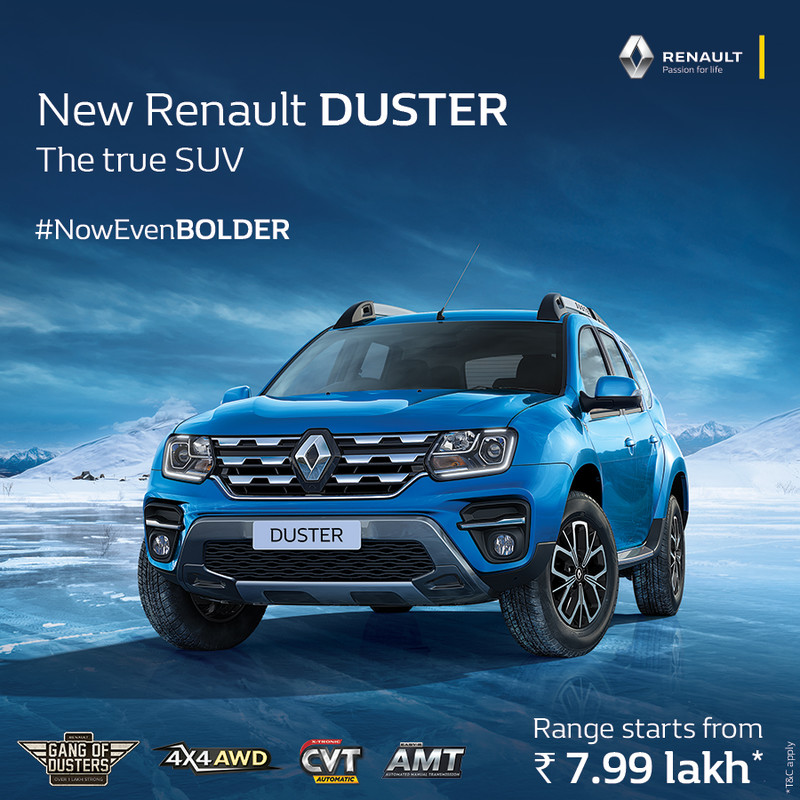 小改款《Renault Duster》印度亮相 變臉上陣更有型 小改款《Renault Duster》印度亮相 變臉上陣更有型