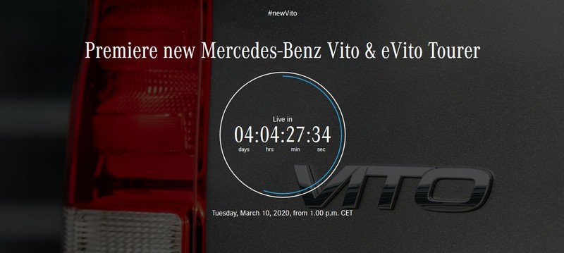 小改款《Mercedes-Benz Vito》預告攜手《eVito Tourer》線上發表 小改款《Mercedes-Benz Vito》預告攜手《eVito Tourer》線上發表