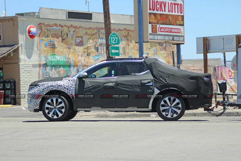 跳脫美式風格的美形皮卡 《Hyundai Santa Cruz》縮減偽裝再度現身 跳脫美式風格的美形皮卡 《Hyundai Santa Cruz》縮減偽裝再度現身
