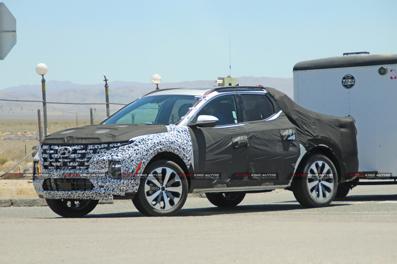 跳脫美式風格的美形皮卡 《Hyundai Santa Cruz》縮減偽裝再度現身 跳脫美式風格的美形皮卡 《Hyundai Santa Cruz》縮減偽裝再度現身