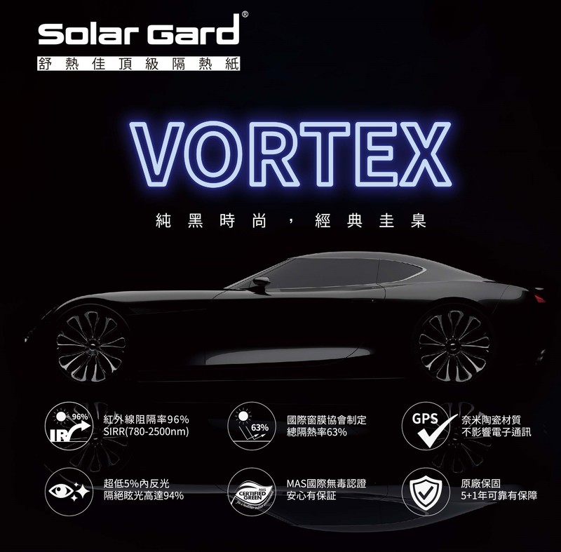 前擋奈米陶瓷膜+車身稀有金屬膜《Solar Gard舒熱佳》隔熱紙優惠組合 前擋奈米陶瓷膜+車身稀有金屬膜《Solar Gard舒熱佳》隔熱紙優惠組合