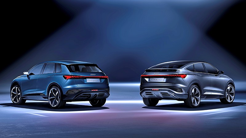 《Audi Q4 Sportback e-tron concept》 純電跑旅概念全球首演!預定2021量產上市! 《Audi Q4 Sportback e-tron concept》 純電跑旅概念全球首演!預定2021量產上市!