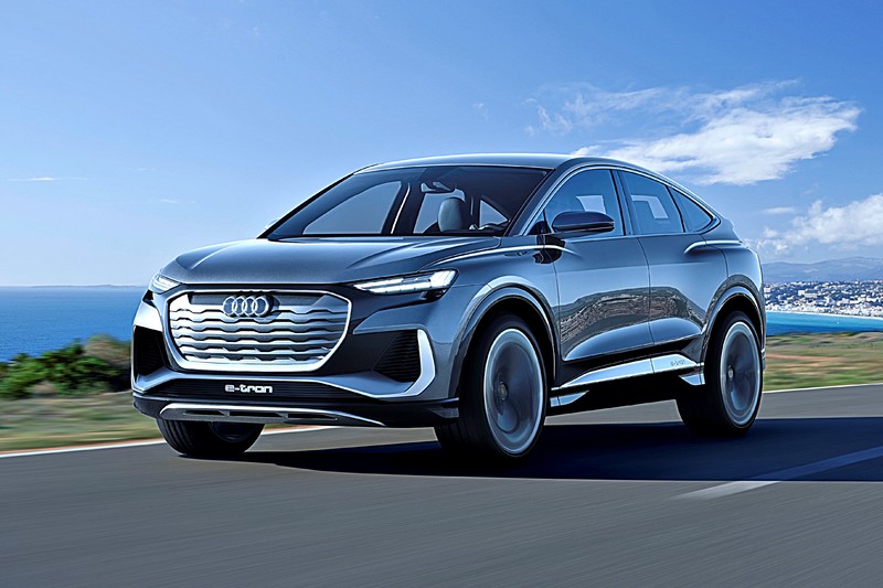 《Audi Q4 Sportback e-tron concept》 純電跑旅概念全球首演!預定2021量產上市! 《Audi Q4 Sportback e-tron concept》 純電跑旅概念全球首演!預定2021量產上市!