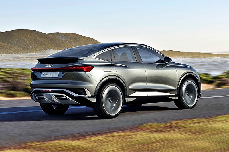 《Audi Q4 Sportback e-tron concept》 純電跑旅概念全球首演!預定2021量產上市! 《Audi Q4 Sportback e-tron concept》 純電跑旅概念全球首演!預定2021量產上市!
