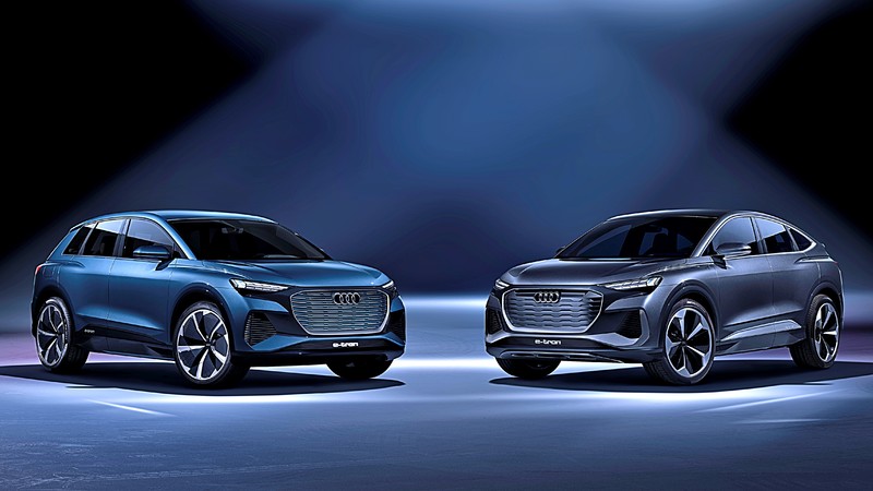 《Audi Q4 Sportback e-tron concept》 純電跑旅概念全球首演!預定2021量產上市! 《Audi Q4 Sportback e-tron concept》 純電跑旅概念全球首演!預定2021量產上市!