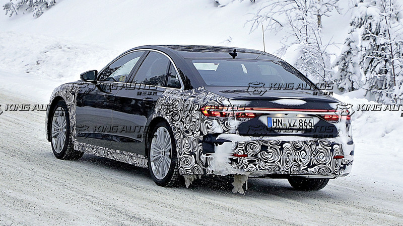 最後一款W12引擎Audi?!2022年式《Audi A8》中期小改款寒帶測試中 最後一款W12引擎Audi?!2022年式《Audi A8》中期小改款寒帶測試中