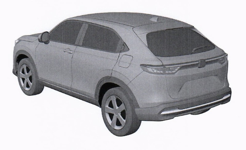 新世代《Honda HR-V》變大轉厚實?外觀設計專利圖疑似流出 新世代《Honda HR-V》變大轉厚實?外觀設計專利圖疑似流出