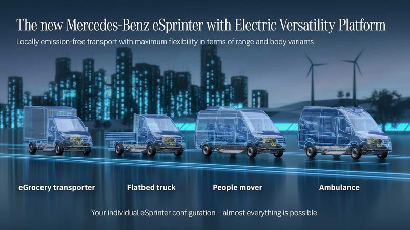 換新底盤 可運用於多種車型 | 新世代《M-Benz eSprinter》將進軍北美市場 換新底盤 可運用於多種車型 | 新世代《M-Benz eSprinter》將進軍北美市場