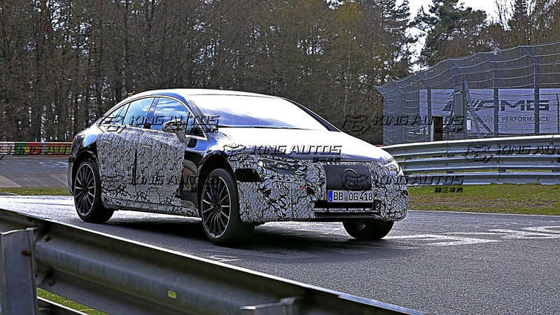 600匹以上馬力起跳 2022年初全球首發!《Mercedes-AMG EQS》高性能純電版 首度捕獲 600匹以上馬力起跳 2022年初全球首發!《Mercedes-AMG EQS》高性能純電版 首度捕獲