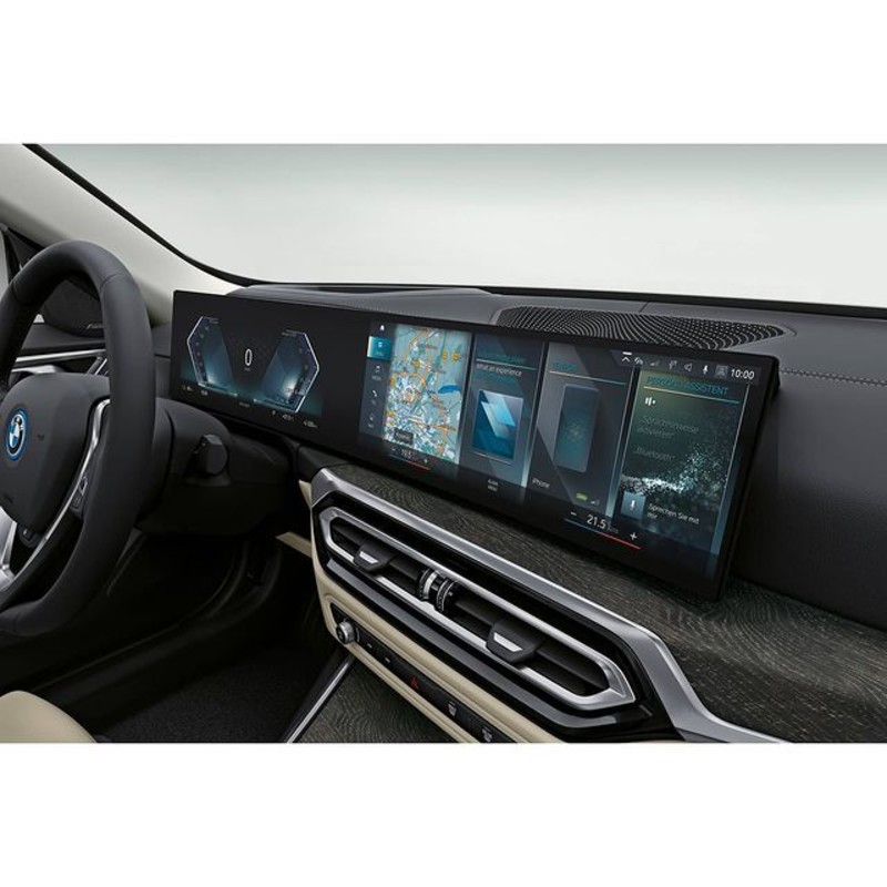 《BMW i4》內裝曝光！14.9 吋中央螢幕好搶眼
