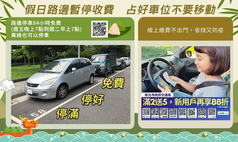 新北確診足跡「這裡」佔最大宗!交通防疫Tips:黃線開放假日停車、罰單繳費延長、大眾運輸實聯制 新北確診足跡「這裡」佔最大宗!交通防疫Tips:黃線開放假日停車、罰單繳費延長、大眾運輸實聯制