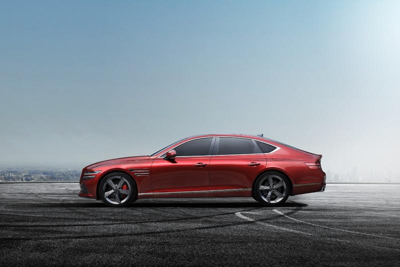新世代《Genesis G80 Sport》今年第三季發表｜新增後輪轉向系統 車頭造型更具侵略性